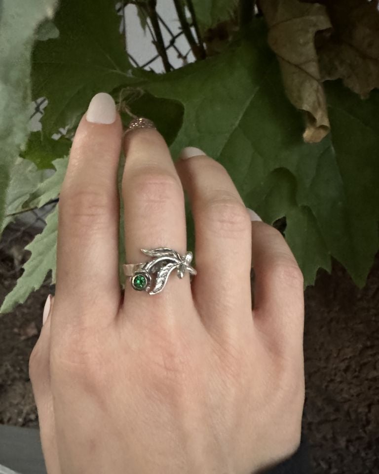 Emerald Leaf Yüzük